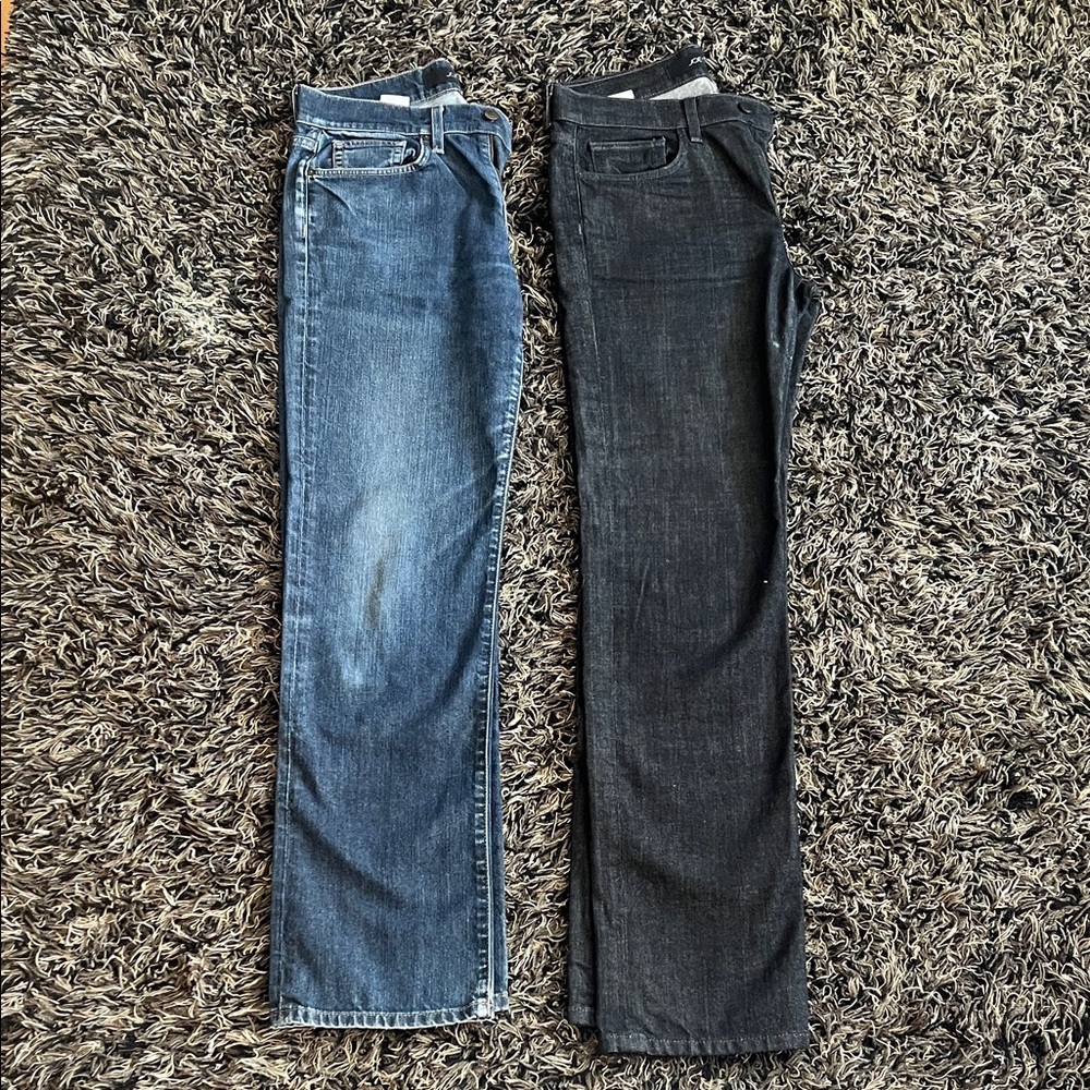Joe's Jeans Men's Straight Fit in Blue and Black